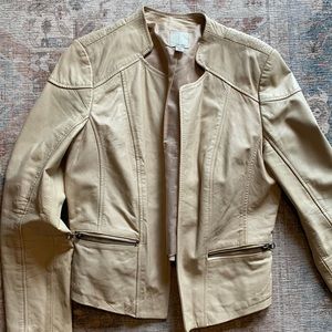 Halogen Leather Jacket